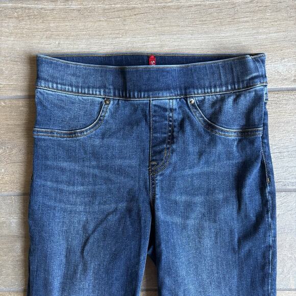 Spanx Jeans Women's Size Small Distressed Pull On Skinny Ankle Denim 20203R - Picture 2 of 16